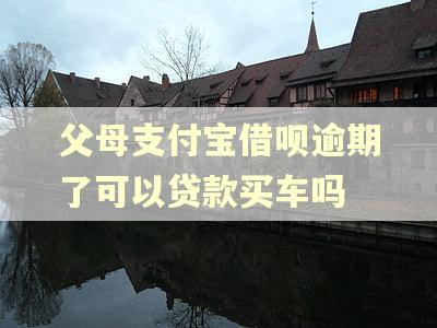 父母支付宝借呗逾期了可以贷款买车吗