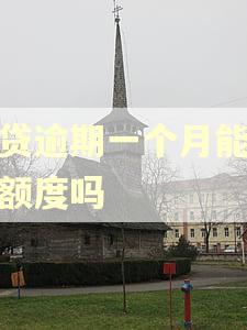 快贷逾期一个月能恢复额度吗