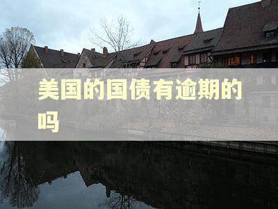 美国的国债有逾期的吗