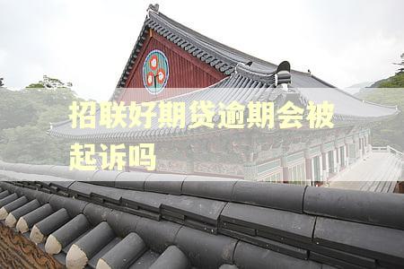 招联好期贷逾期会被起诉吗