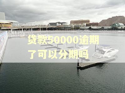 贷款50000逾期了可以分期吗