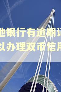 其他银行有逾期记录可以办理双币信用卡吗
