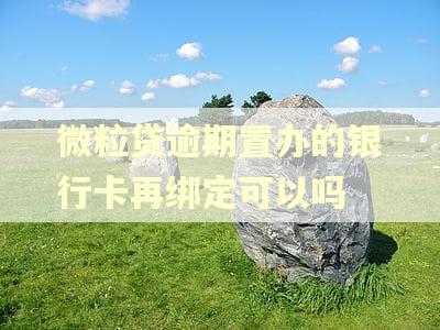 微粒贷逾期置办的银行卡再绑定可以吗