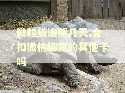 微粒贷逾期几天,会扣微信绑定的其他卡吗