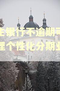 民生银行不逾期可以办理个性化分期业务吗