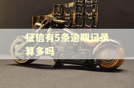 征信有5条逾期记录算多吗
