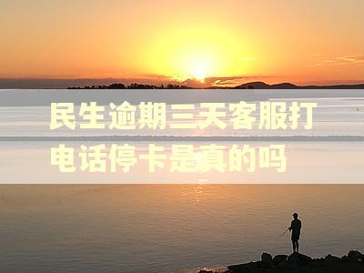 民生逾期三天客服打电话停卡是真的吗