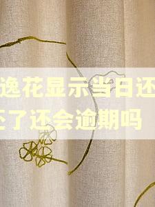 安逸花显示当日还款,还了还会逾期吗