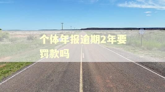 个体年报逾期2年要罚款吗