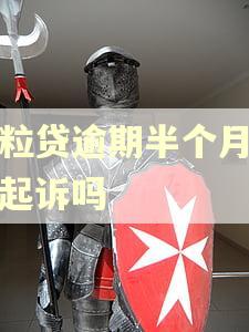 微粒贷逾期半个月会被起诉吗