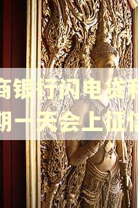 招商银行闪电贷利息逾期一天会上征信吗
