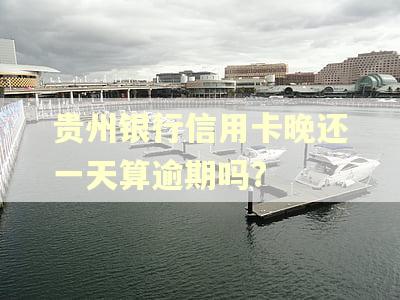 贵州银行信用卡晚还一天算逾期吗?