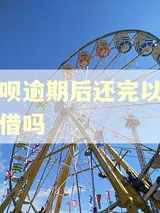 借呗逾期后还完以后再借吗