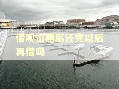 借呗逾期后还完以后再借吗