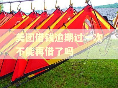美团借钱逾期过一次不能再借了吗