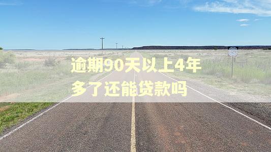 逾期90天以上4年多了还能贷款吗
