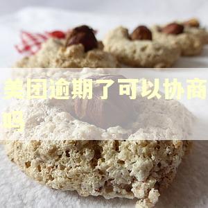 美团逾期了可以协商吗