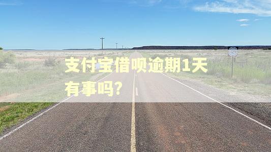 支付宝借呗逾期1天有事吗?