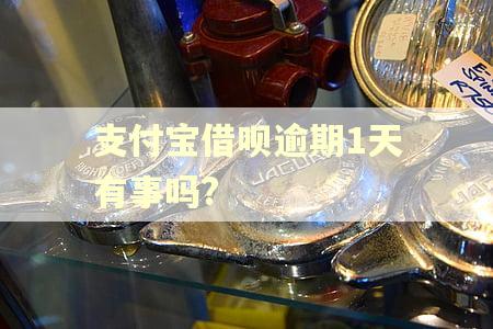支付宝借呗逾期1天有事吗?