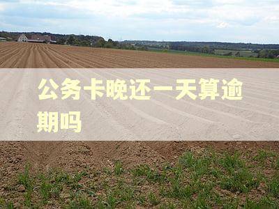 公务卡晚还一天算逾期吗