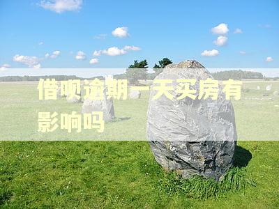借呗逾期一天买房有影响吗