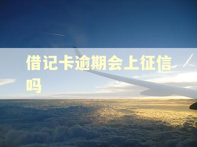 借记卡逾期会上征信吗