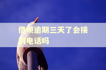 借呗逾期三天了会接到电话吗