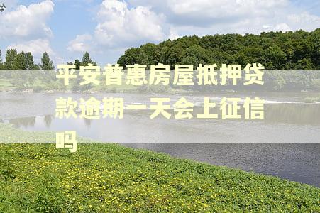 平安普惠房屋抵押贷款逾期一天会上征信吗