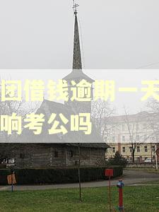 美团借钱逾期一天会影响考公吗