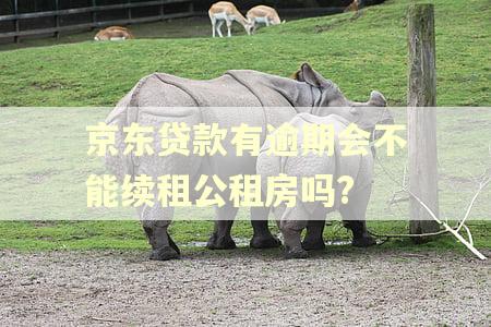 京东贷款有逾期会不能续租公租房吗?
