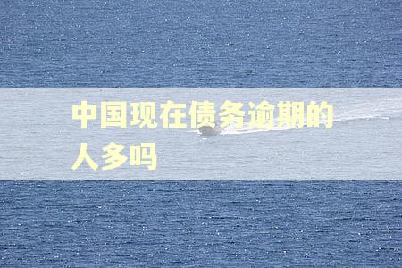 中国现在债务逾期的人多吗