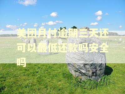 美团月付逾期三天还可以最低还款吗安全吗