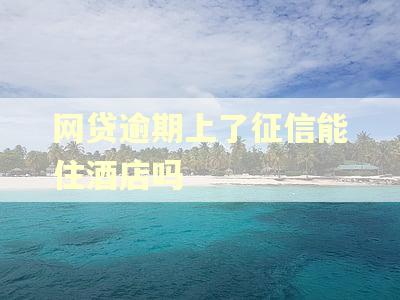 网贷逾期上了征信能住酒店吗