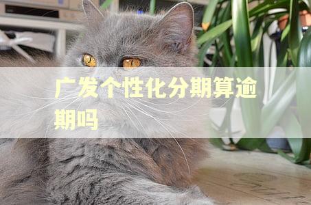 广发个性化分期算逾期吗