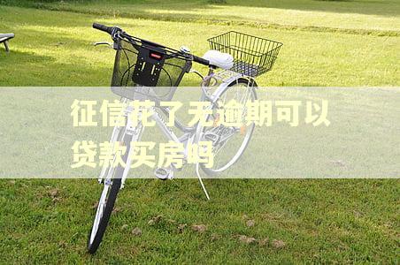 征信花了无逾期可以贷款买房吗