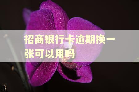 招商银行卡逾期换一张可以用吗