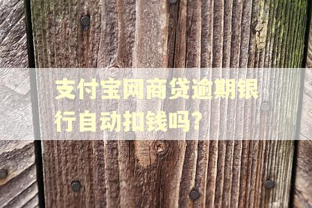 支付宝网商贷逾期银行自动扣钱吗?