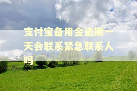 支付宝备用金逾期一天会联系紧急联系人吗