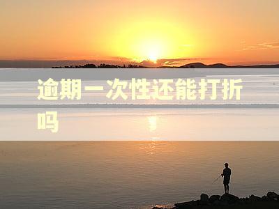 逾期一次性还能打折吗