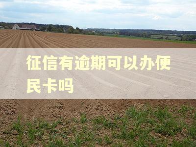 征信有逾期可以办便民卡吗