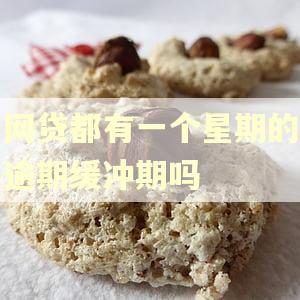 网贷都有一个星期的逾期缓冲期吗
