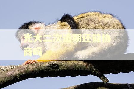 光大二次逾期还能协商吗