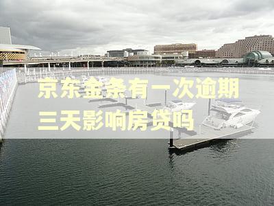 京东金条有一次逾期三天影响房贷吗