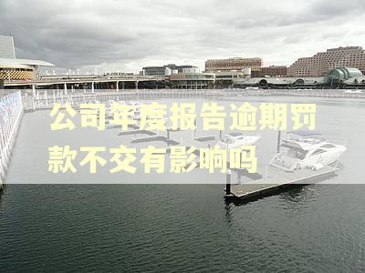 公司年度报告逾期罚款不交有影响吗