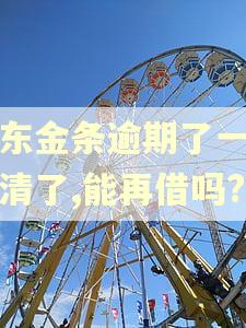 京东金条逾期了一天还清了,能再借吗?